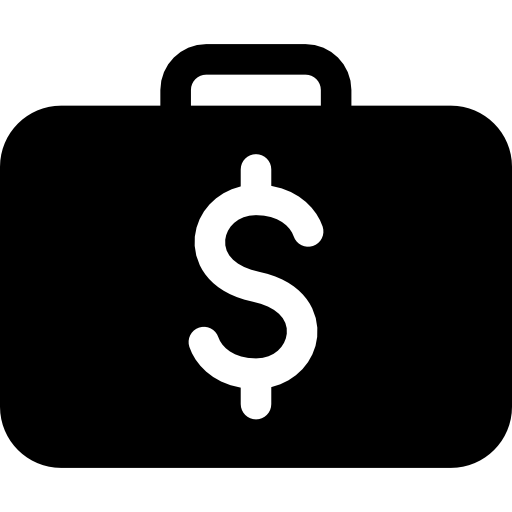 Dollars bag  icon