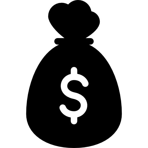 dollar tasche  icon