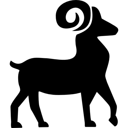 simbolo dell'ariete  icona