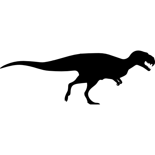 dinosaurus abelisaurus vorm  icoon