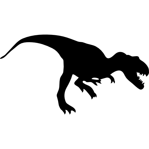 Dinosaur Mapusaurus shape  icon