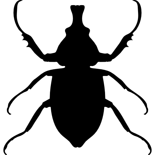 dierlijke langhoornige insectenvorm  icoon