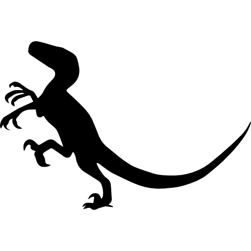 forma de dinossauro velociraptor  Ícone