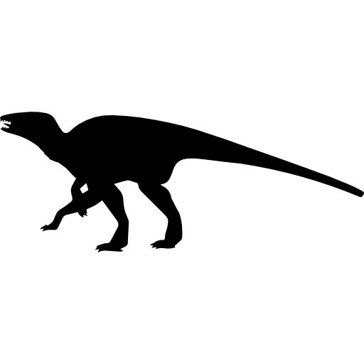 Dinosaur edmontosaurus shape  icon