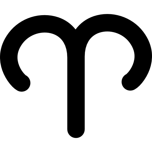 Aries sign  icon