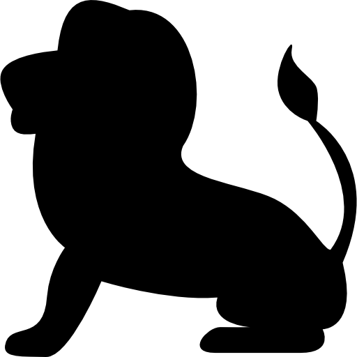 signo astrológico leo  icono