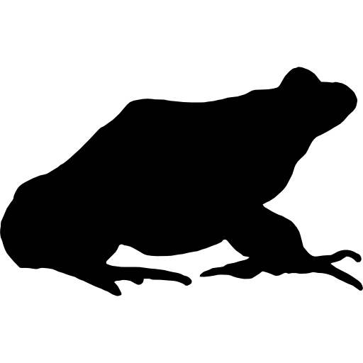 forma de rana  icono