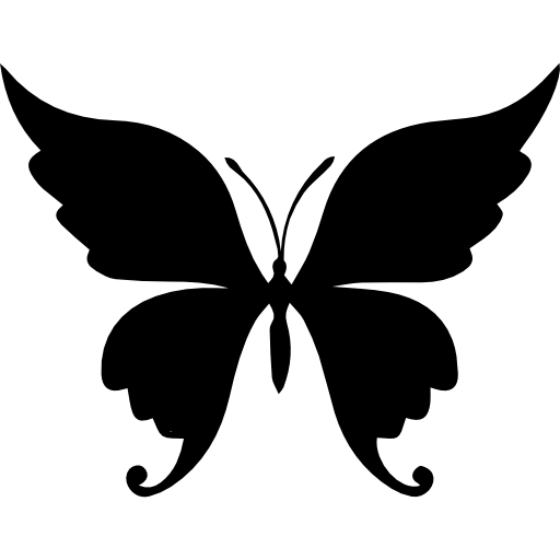 piękny kształt motyla  ikona