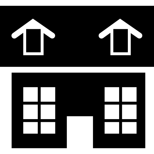 voorzijde woningbouw  icoon