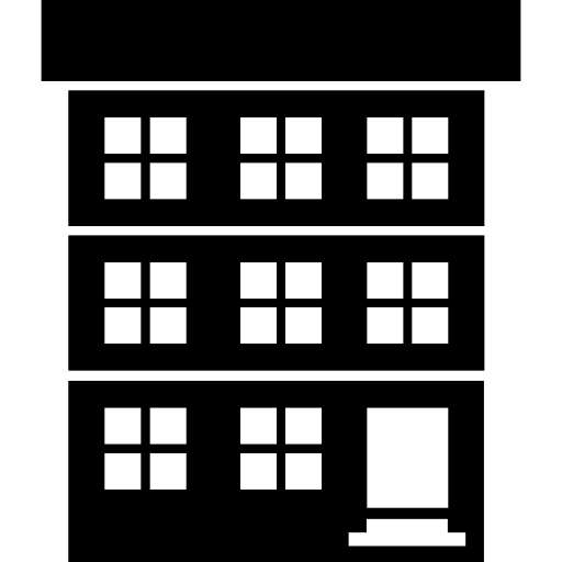 3階建ての家の正面  icon