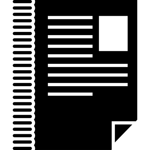 studio bedrukt papier  icoon