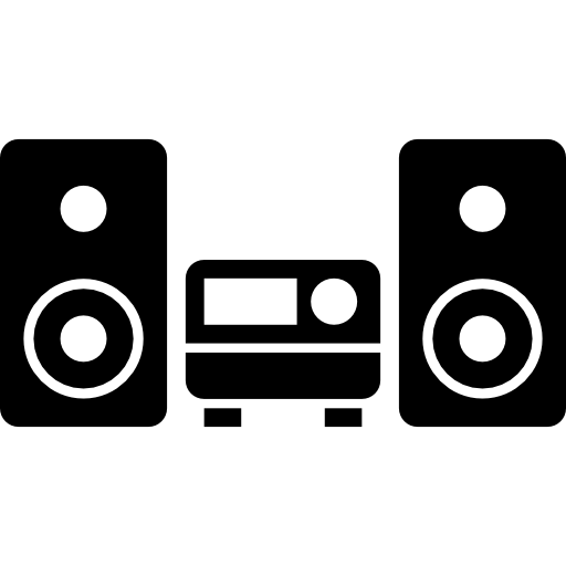 equipaggiamento audio  icona