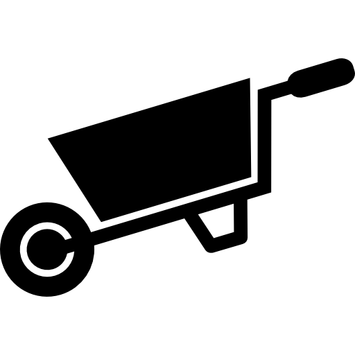 ferramenta de carrinho de mão para quintal  Ícone