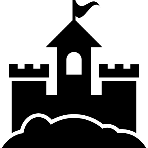 zamek z piasku  ikona