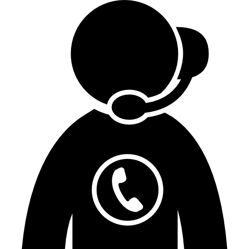 operatore di call center  icona