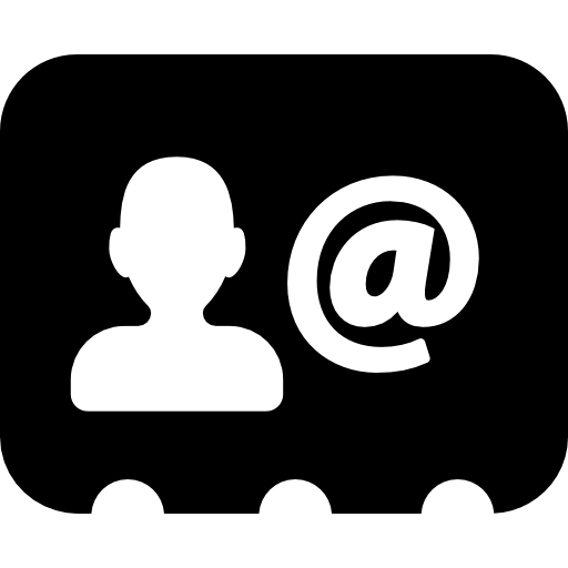 Personal card  icon