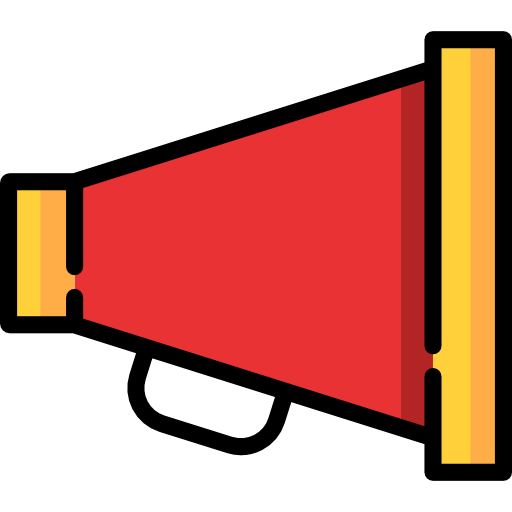 메가폰 Special Lineal color icon