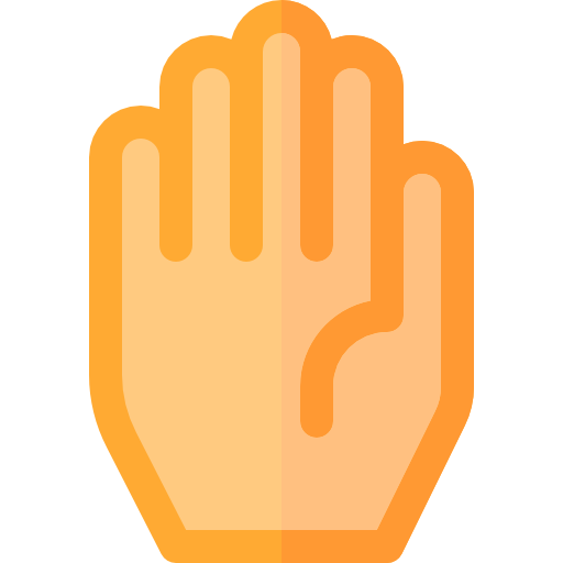 Hand Basic Rounded Flat icon