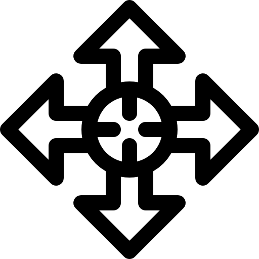 frecce Basic Rounded Lineal icona