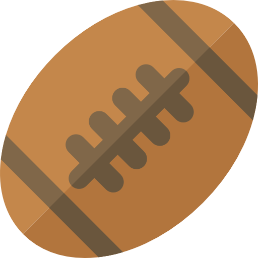 アメリカンフットボール Basic Rounded Flat icon