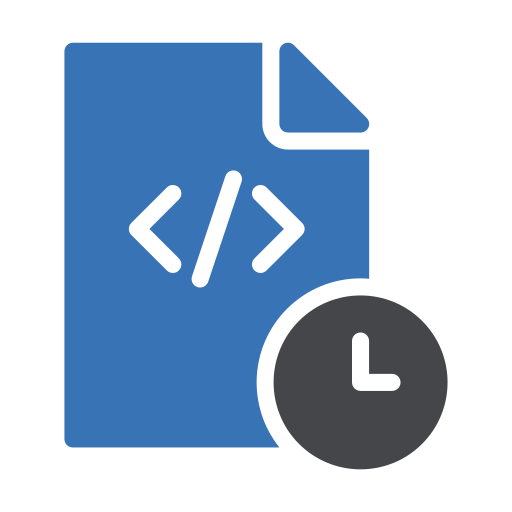 linguagem de programação Generic Blue Ícone