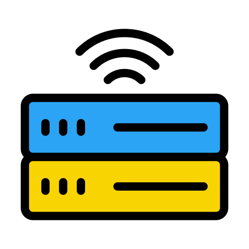 인터넷 Vector Stall Lineal Color icon