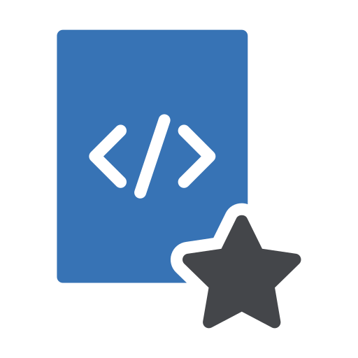 code Generic Blue icon
