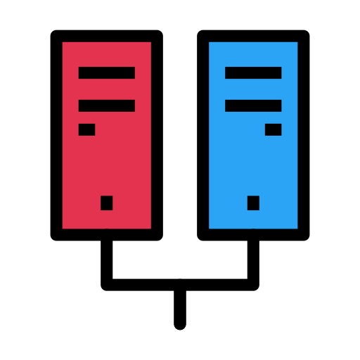 Storage Vector Stall Lineal Color icon