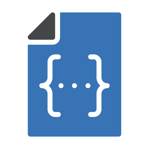 code Generic Blue icon