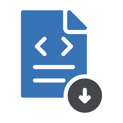 Programing language Generic Blue icon