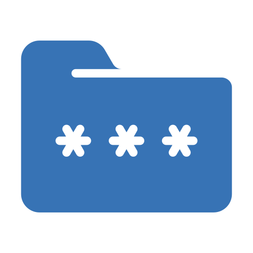 archivo Generic Blue icono