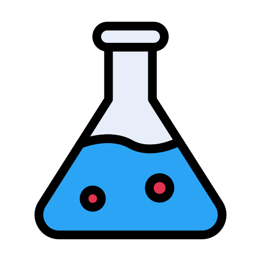 Flask Vector Stall Lineal Color icon