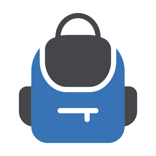 schooltas Generic Blue icoon