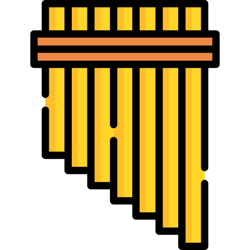 flauta de pan Special Lineal color icono