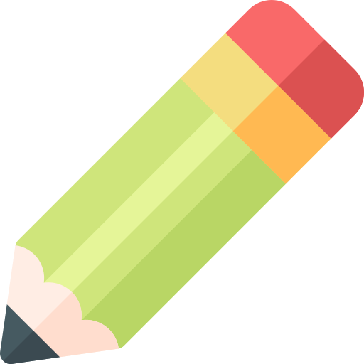 연필 Basic Rounded Flat icon
