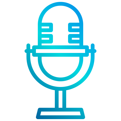 Microphone xnimrodx Lineal Gradient icon