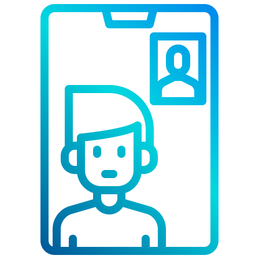 Video call xnimrodx Lineal Gradient icon
