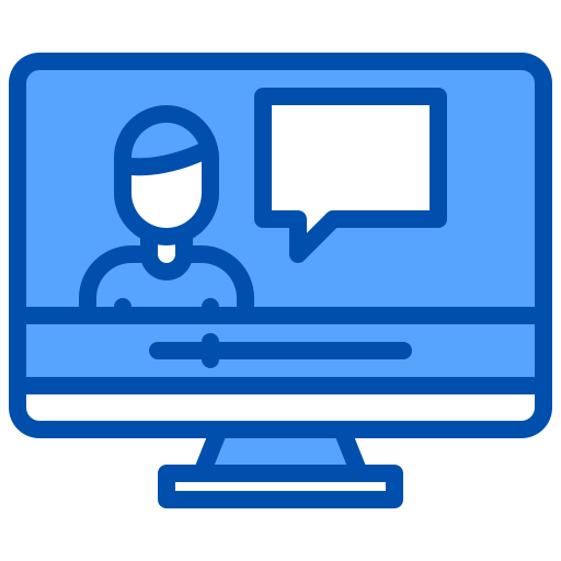 Video call xnimrodx Blue icon