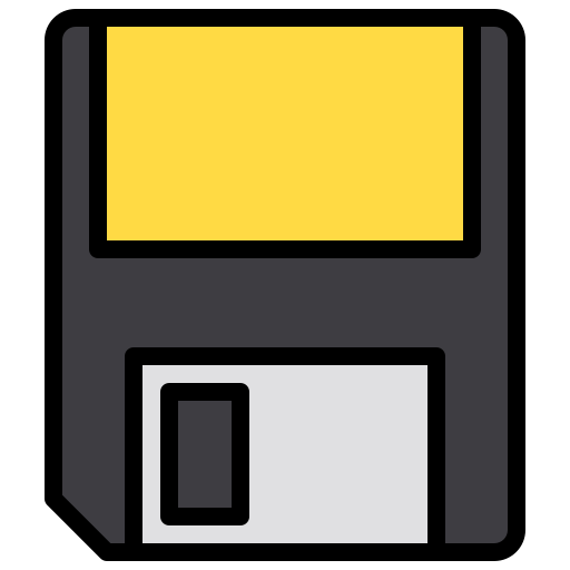 disquete xnimrodx Lineal Color Ícone