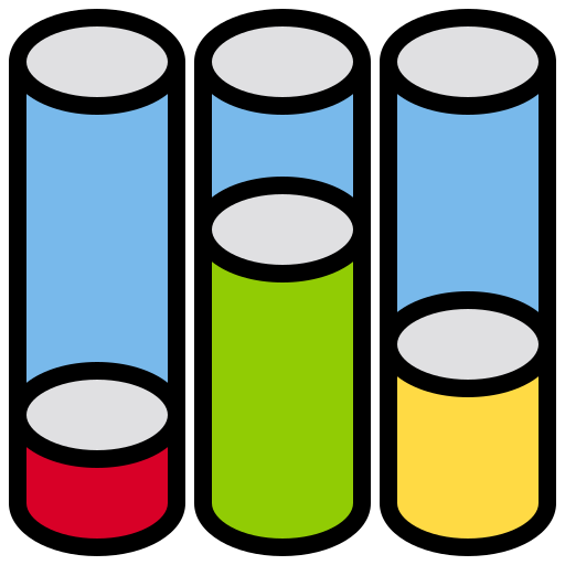 gráfico de barras xnimrodx Lineal Color icono