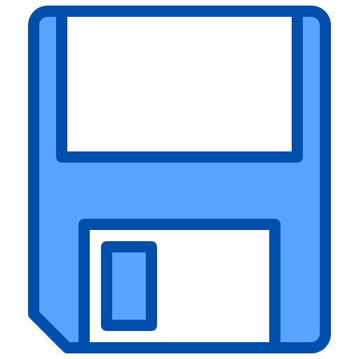 diskette xnimrodx Blue icon
