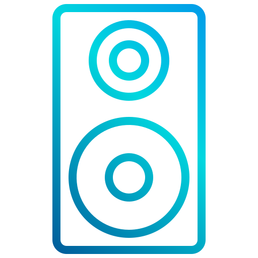 głośnik xnimrodx Lineal Gradient ikona
