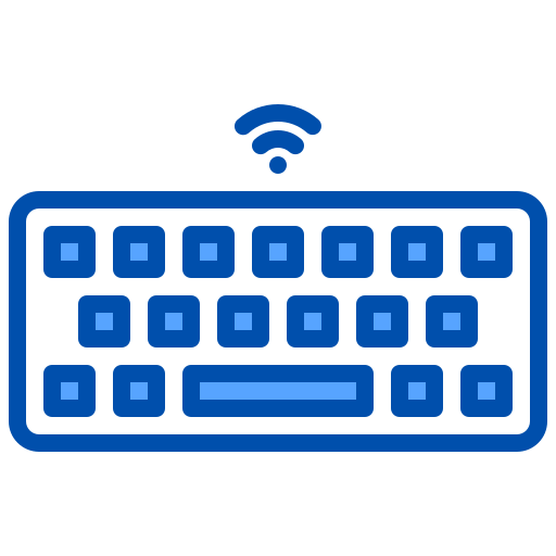 kabellose tastatur xnimrodx Blue icon
