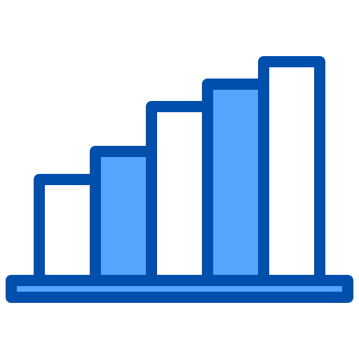 gráfico de barras xnimrodx Blue icono