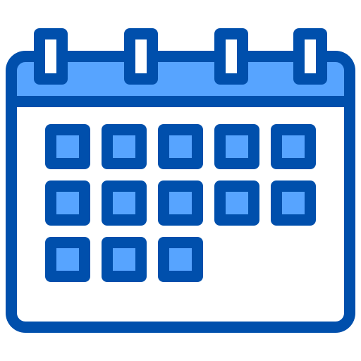 calendario xnimrodx Blue icona