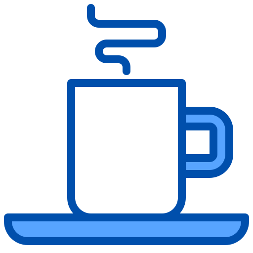 Coffee cup xnimrodx Blue icon