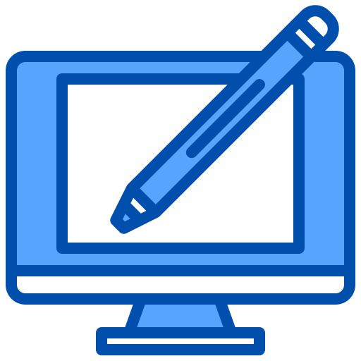 Graphic designer xnimrodx Blue icon