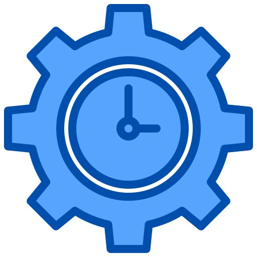 시간 관리 xnimrodx Blue icon
