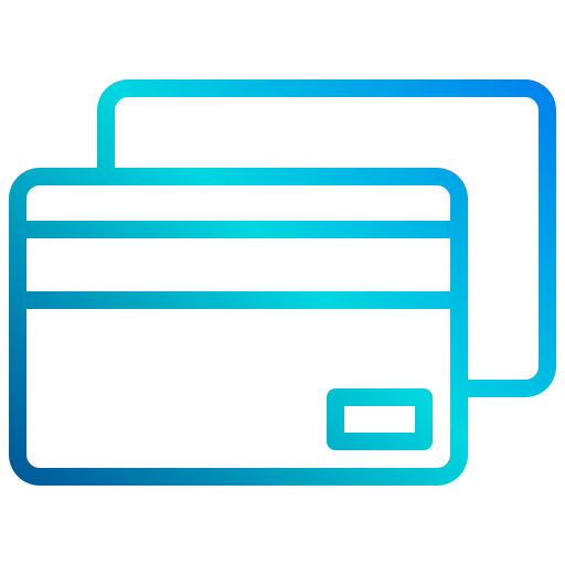 Credit card xnimrodx Lineal Gradient icon