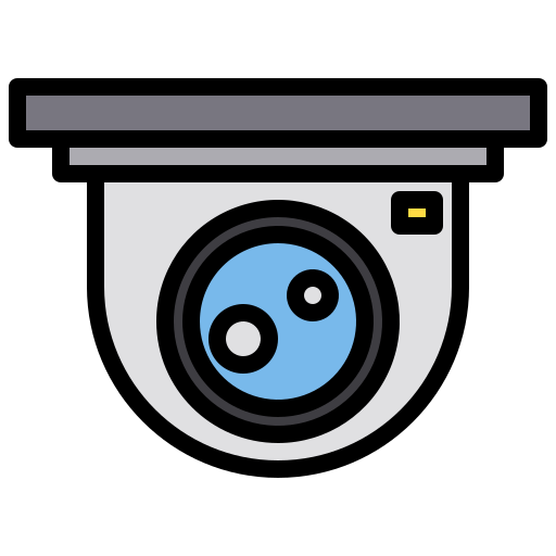 cctvカメラ xnimrodx Lineal Color icon